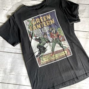 Green lantern comic book tee